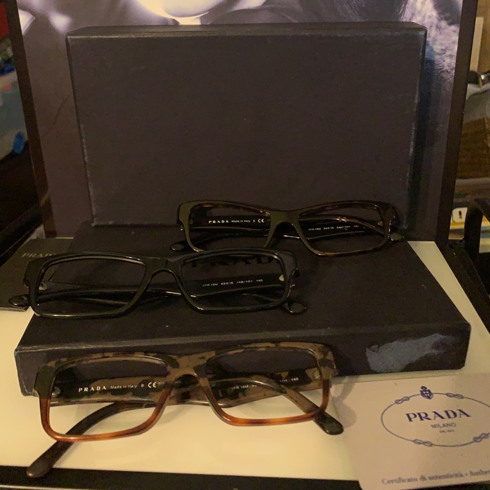 Prada VPR 180 54 18 ROM 101 135 Frames In Multiple different colors - Picture 3 of 15